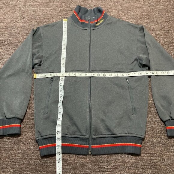 Vintage Mizuno World Win Track Jacket Full Zip Size M Gray Sportswear Japan - Picture 7 of 9